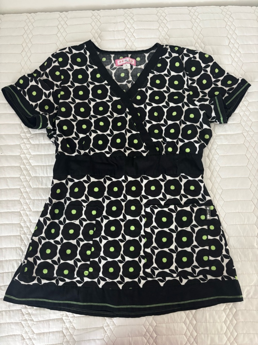 Koi Y2K Scrub Top